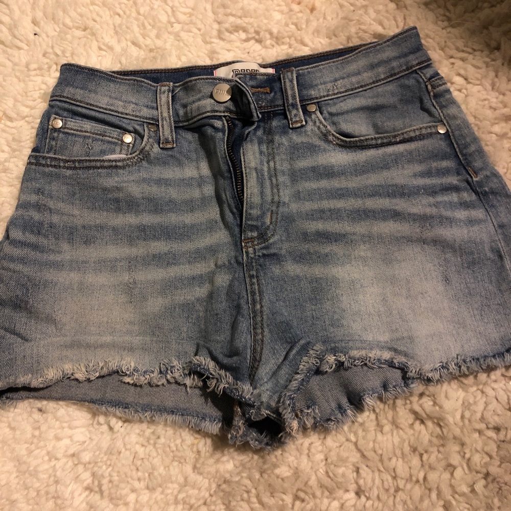 PINK high rise shorts